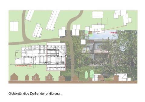 Giebelständige Dorfrandarrondierung...