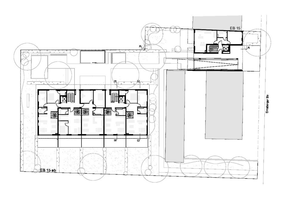 EB 15 u. 15 a+b: Grundriss EG
