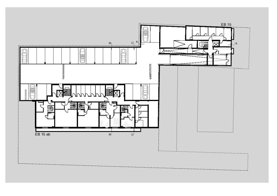 EB 15 u. 15 a+b: Grundriss UG
