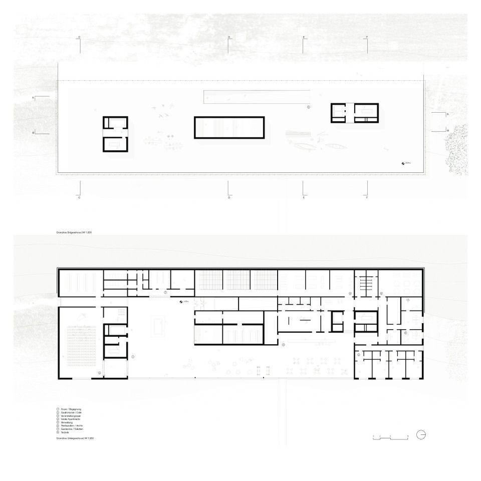 Grundriss UG / EG M1:200