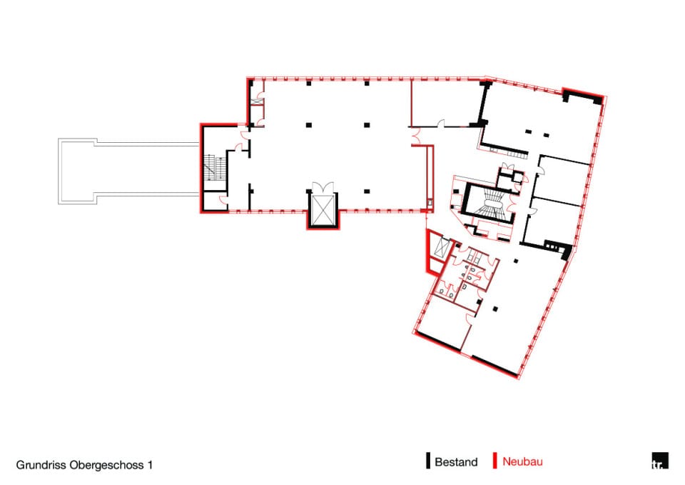 Grundriss Obergeschoss 1