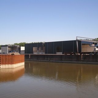 Neubau einer verfahrbaren Lagerhalle