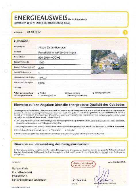 Energieausweis