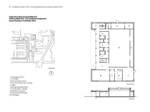 Lageplan und Grundriss