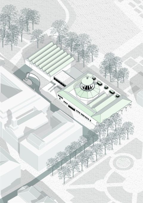 Axonometrie ohne Architekturforum