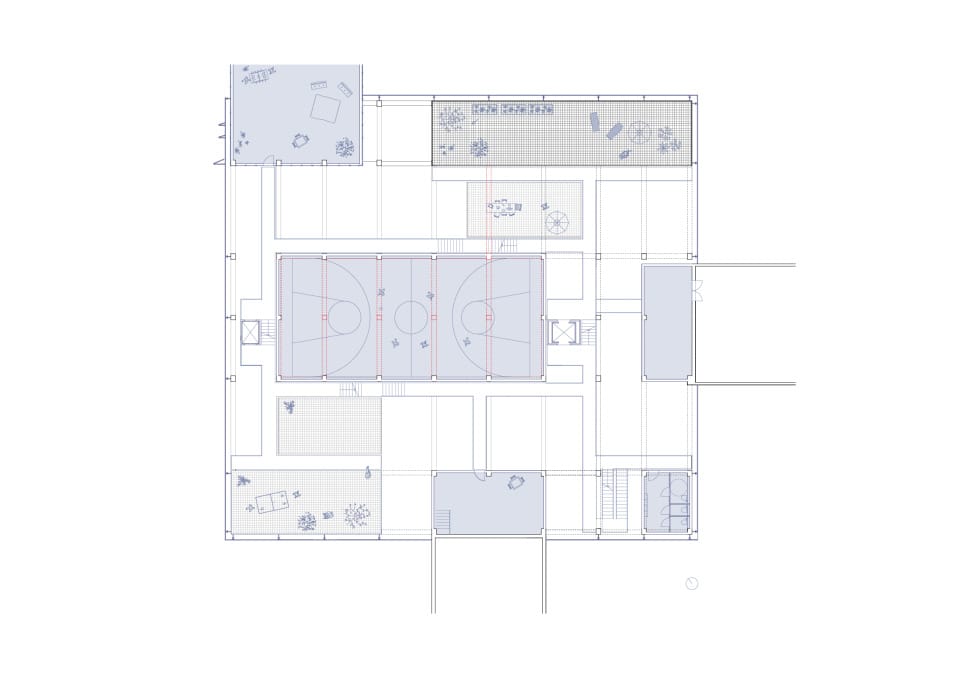 Grundriss Dachgeschoss (+14)