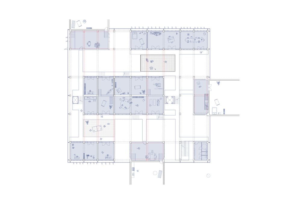 Grundriss Zwischengeschoss (+05)