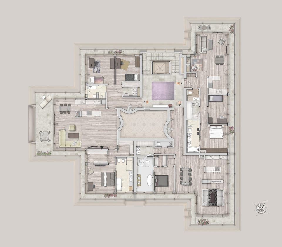 Grundriss 3. Obergeschoss