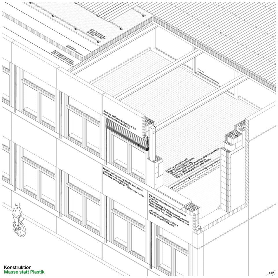 Detail Isometrie 1-20 Konstruktiver Aufbau Transformation