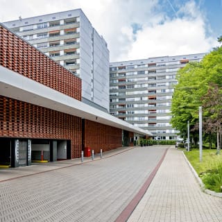 Repräsentative Zuwegung für Wohnstift 