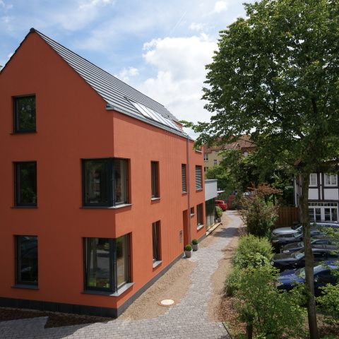 Büro- und Wohnhaus in Passivhausweise