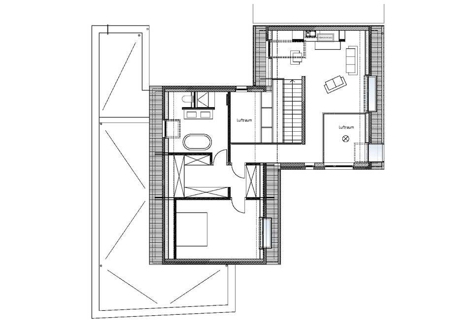 Konzept Hausgruppe | Grundriss 1. OG