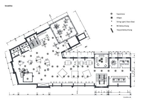 Grundriss Leuchten
