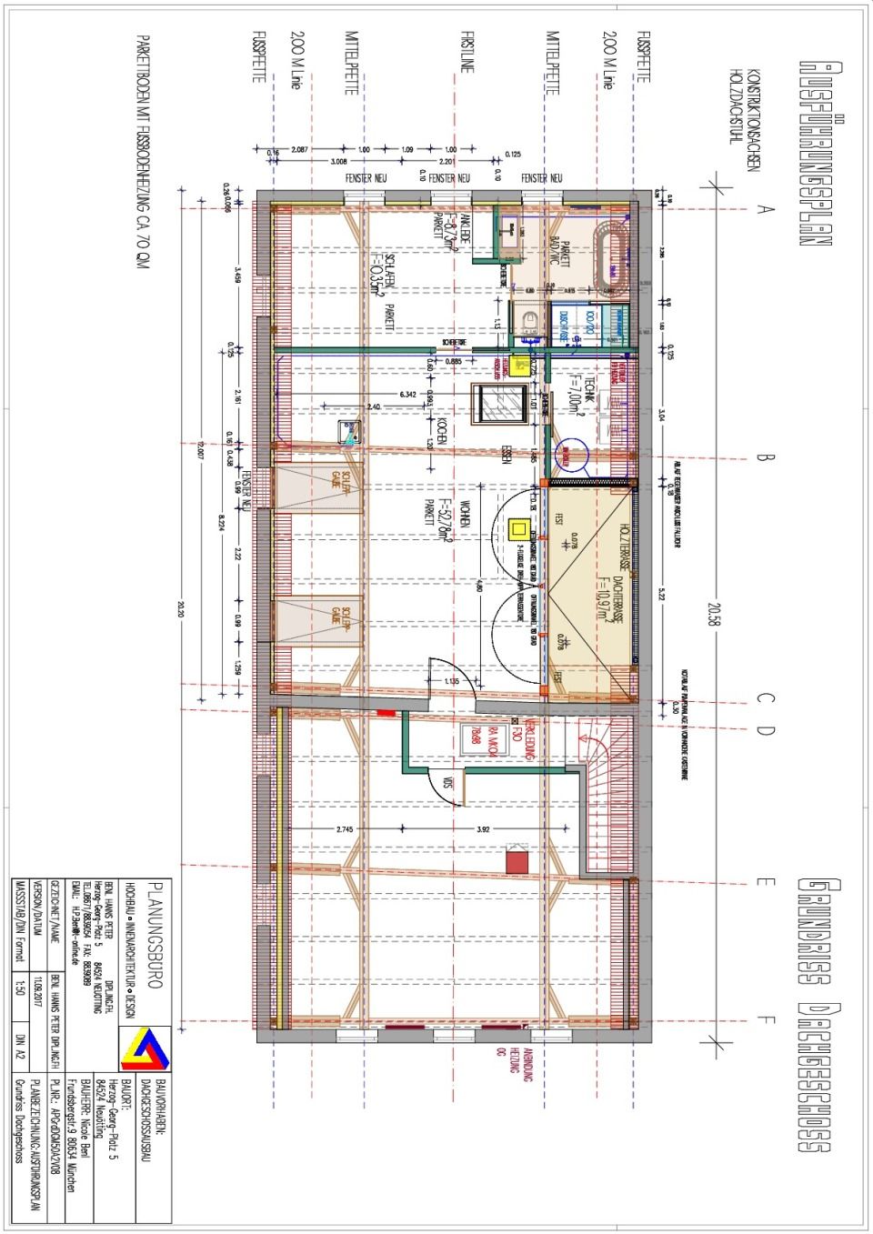 Grundriss Dachgeschoss