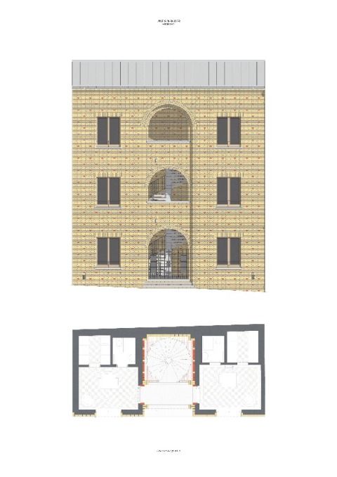 Haus im Burggarten - Ansicht & Grundriss