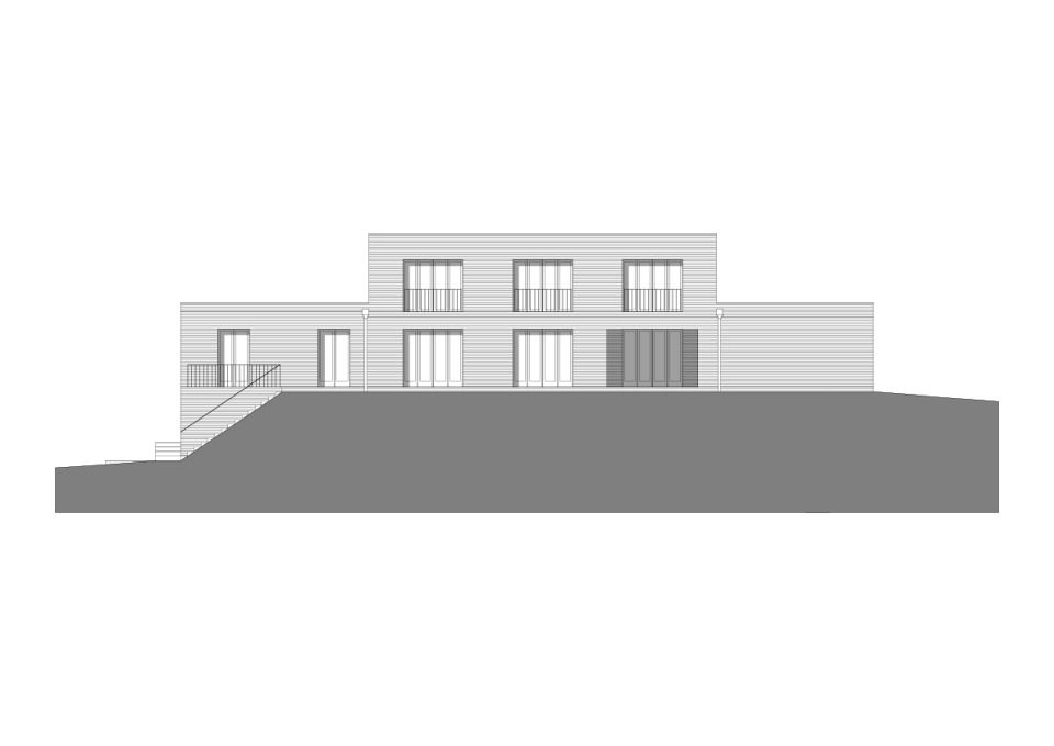 Villa aus Backstein_Ansicht West