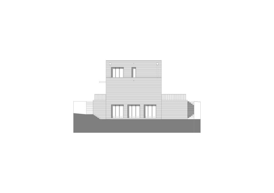 Villa aus Backstein_Ansicht Nord