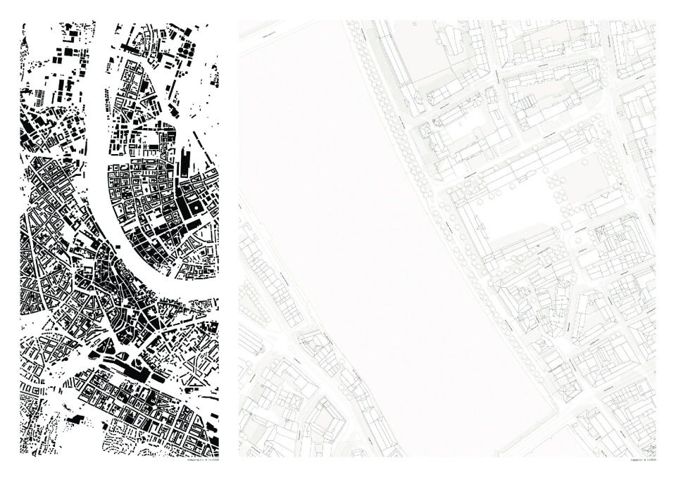Schwarzplan M 1:10'000, Grauplan M 1:1'000