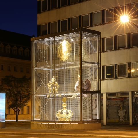 Vitrine Wetterfahne