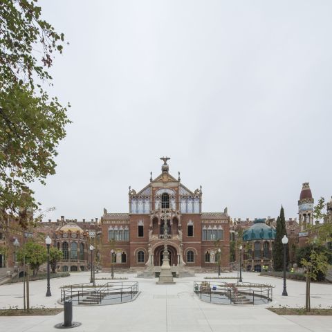 Recinto histórico del Hospital de la Santa Creu i Sant Pau in Barcelona