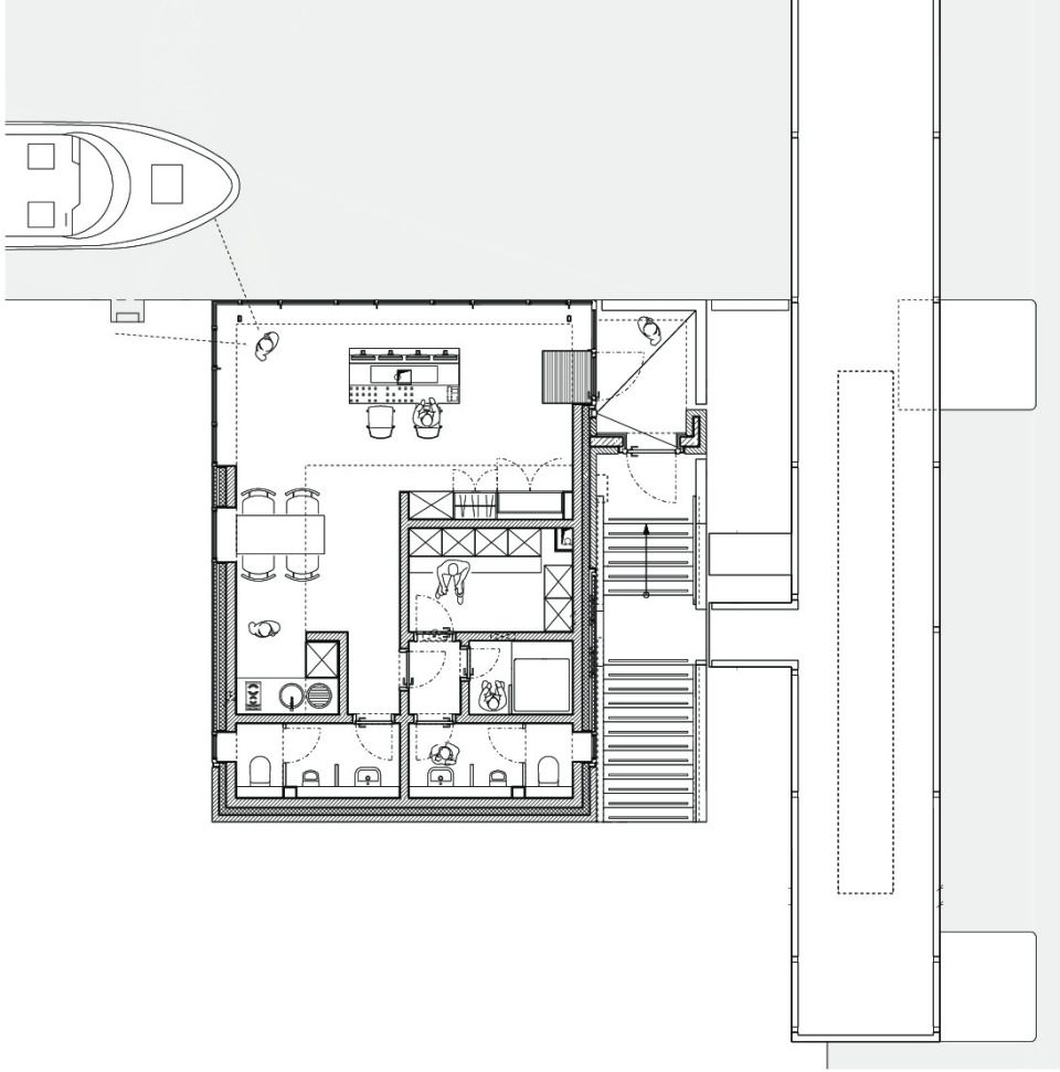 Grundriss Steuerstand