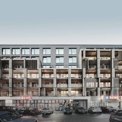 pa1925 | Neubau von vier Wohngebäuden und einem Verbrauchermarkt, Berlin
