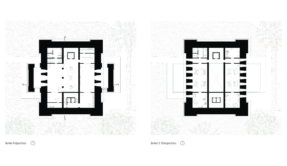 Grundrisse Bunker