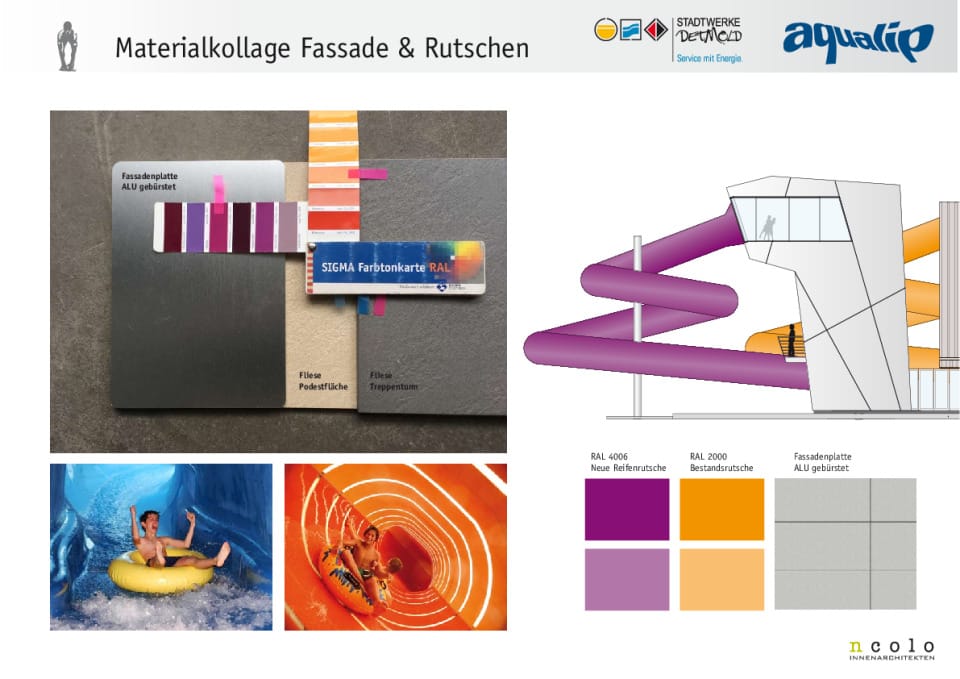 Farbkollage_Rutschenturm