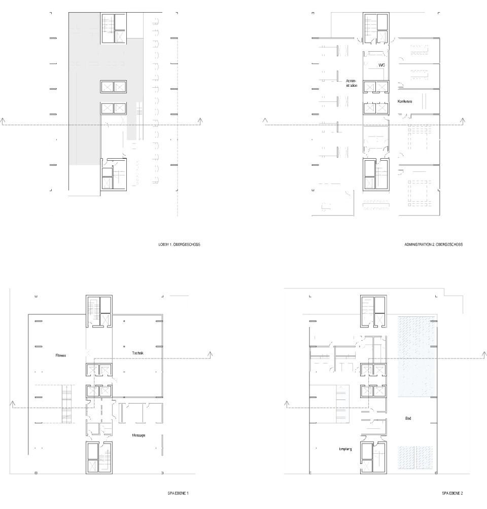 Lobby / Administration / Spa M 1:200