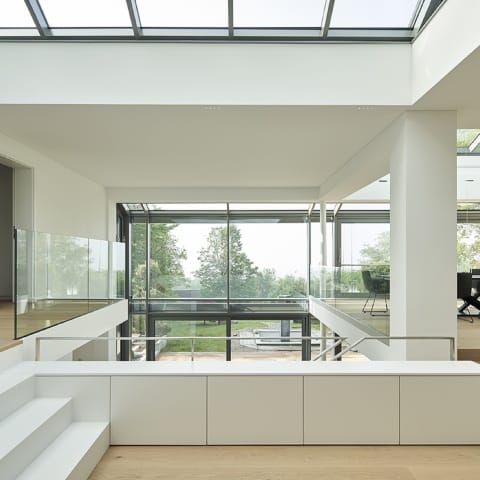Innenräumliche Neukonzeption Wohnhaus am Hang
