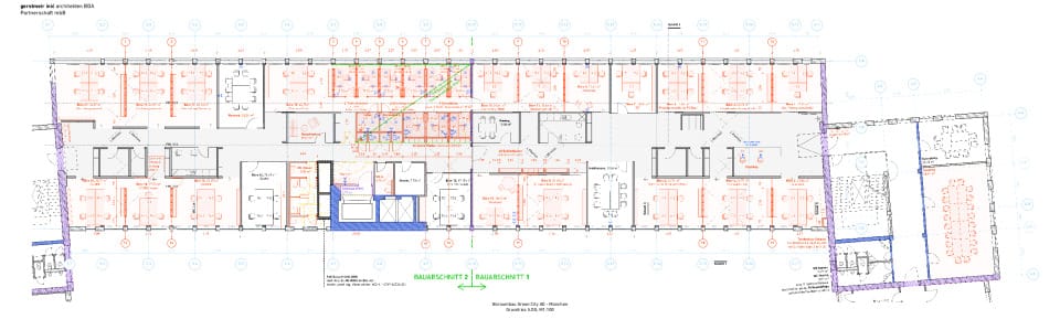 Grundriss Bürofläche