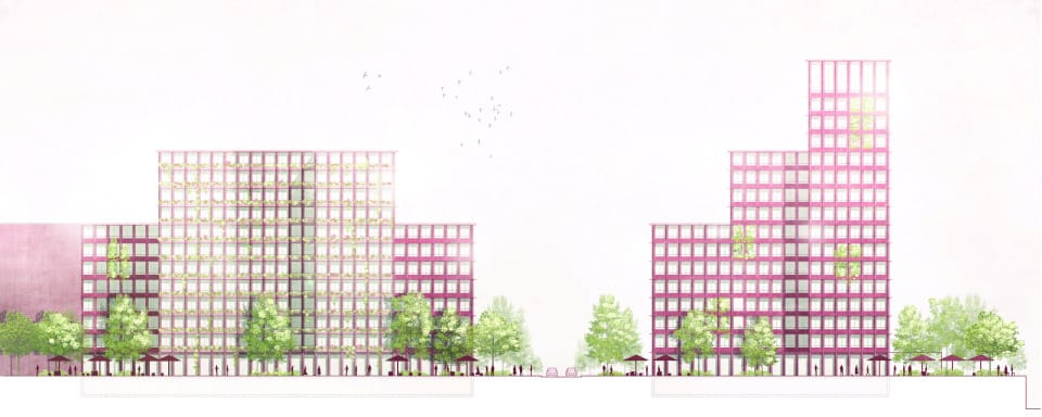 Ansicht Heidenkampsweg