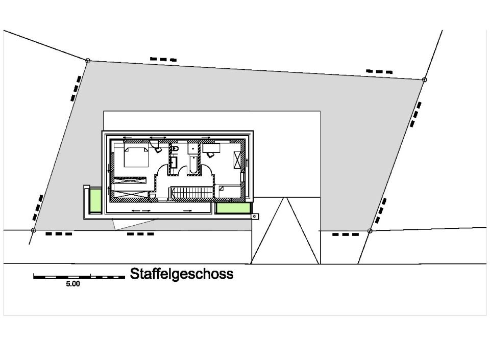 Grundriss Staffelgeschoss