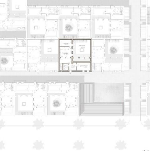 Grundriss Ergeschoss in Quartier