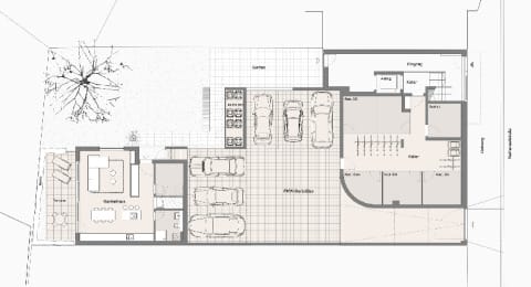 Grundriss EG - Vorder- und Hinterhaus