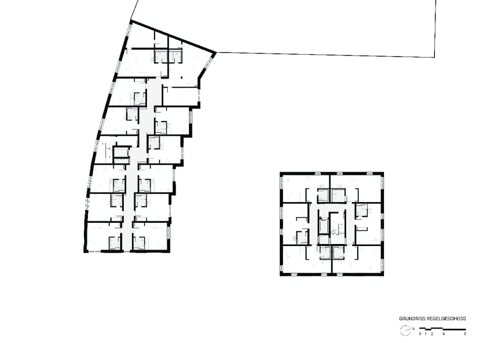 Grundriss Regelgeschoss