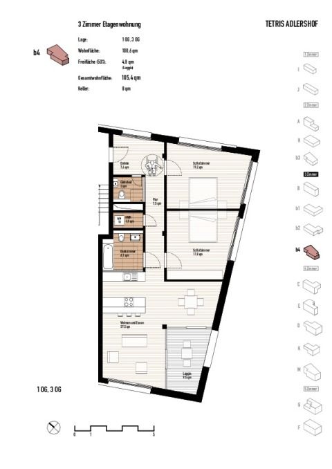 Wohnungstyp b4