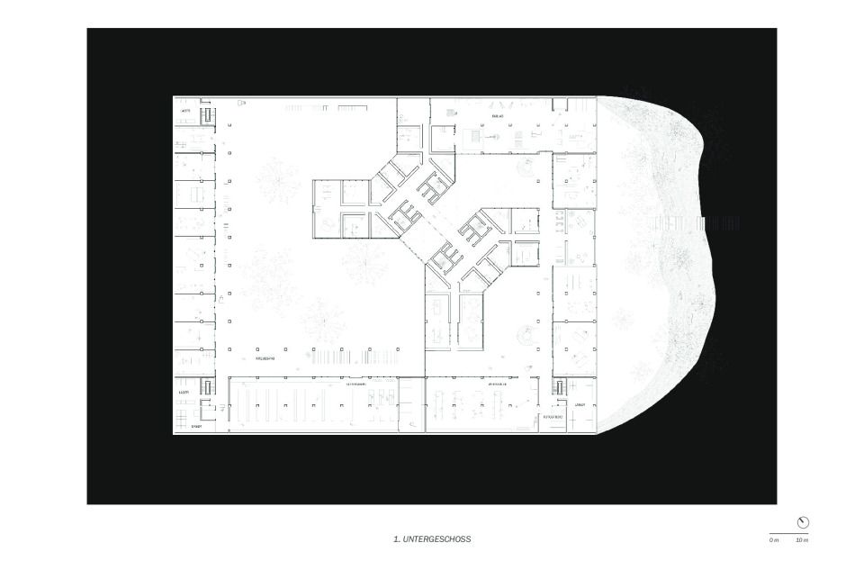 Grundriss 1. Untergeschoss