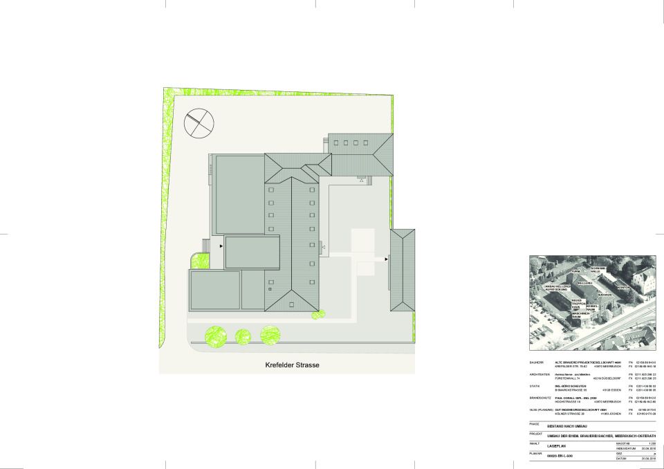 Alte Brauerei - Lageplan
© rheinschiene architekten