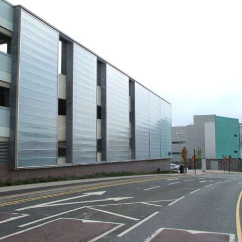 Gateshead college campus car park