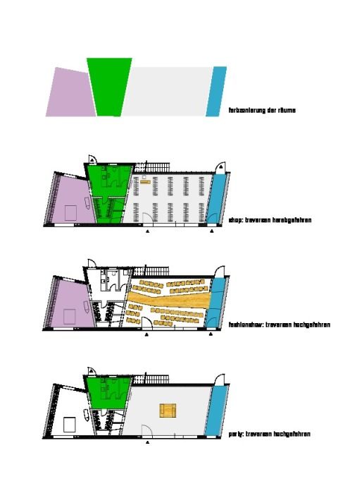 Grundriss Bespielungen