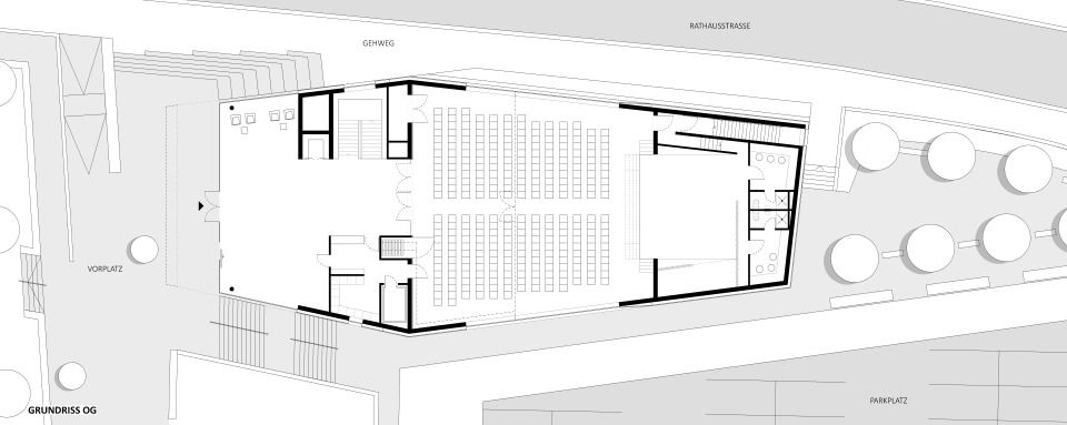 Grundriss Parkebene