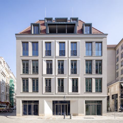 Neumarkt Dresden, Neubau eines Geschäftshauses