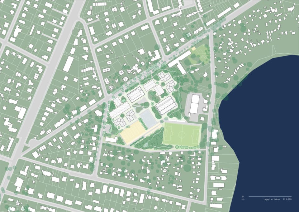 Lageplan Umbau