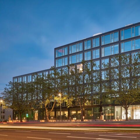 Neubau eines Gewerbekomplexes Berlin Tor in Freiburg