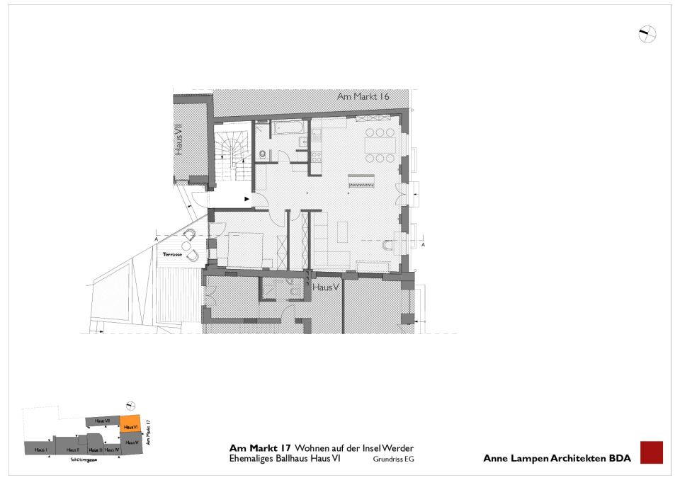 Grundriss EG, Haus VI