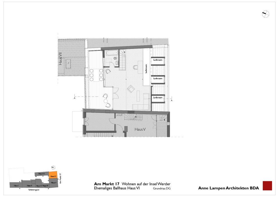 Grundriss DG, Haus VI