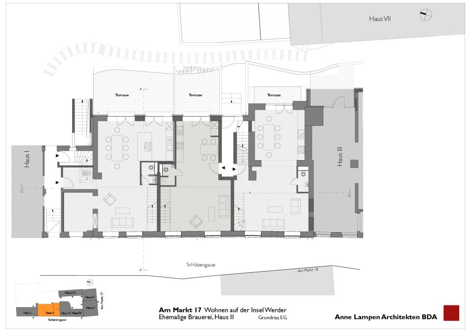 Grundriss EG, Haus II