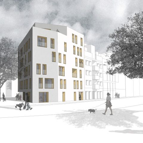 Monolithischer Wohnungsbau in St. Georg I Hamburg