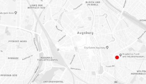 Lage in Augsburg